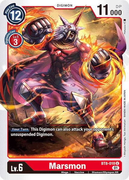 Marsmon - New Awakening - Uncommon - BT8-018 U