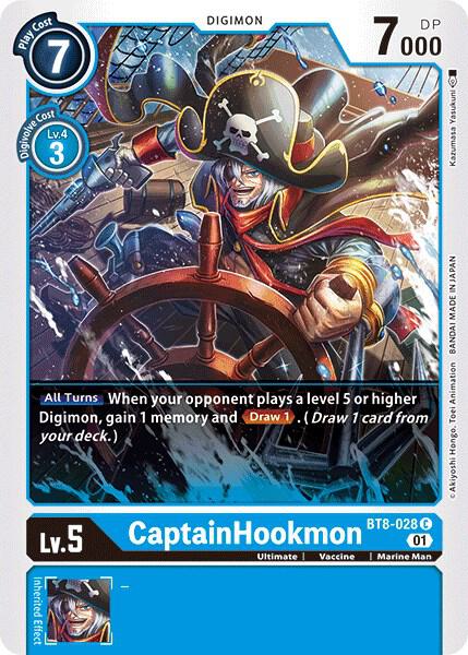 CaptainHookmon - New Awakening - Common - BT8-028 C