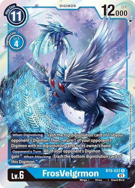 FrosVelgrmon - New Awakening - Rare - BT8-031 R