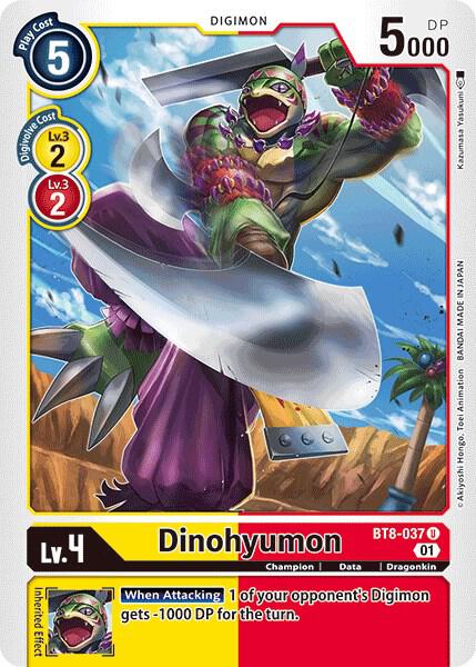Dinohyumon - New Awakening - Uncommon - BT8-037 U