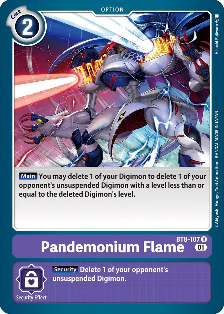 Pandemonium Flame - New Awakening - Uncommon - BT8-107 U