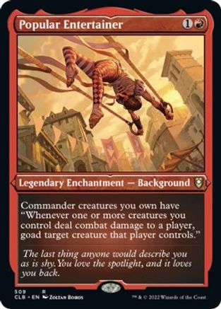 Popular Entertainer (Foil Etched) - Commander Legends: Battle for Baldur's Gate - R - 509