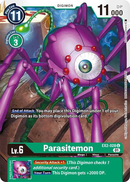 Parasitemon - Digital Hazard - Uncommon - EX2-028 U