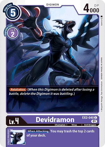 Devidramon - Digital Hazard - Common - EX2-040 C