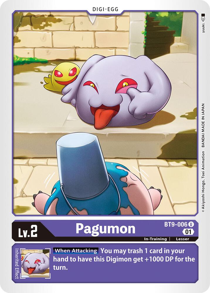 Pagumon - X Record - Uncommon - BT9-006 U