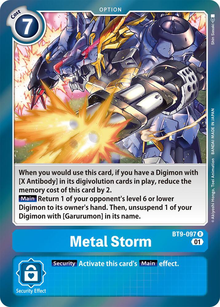 Metal Storm - X Record - Rare - BT9-097 R