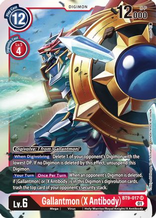 Gallantmon (X Antibody) - X Record - Super Rare - BT9-017 SR