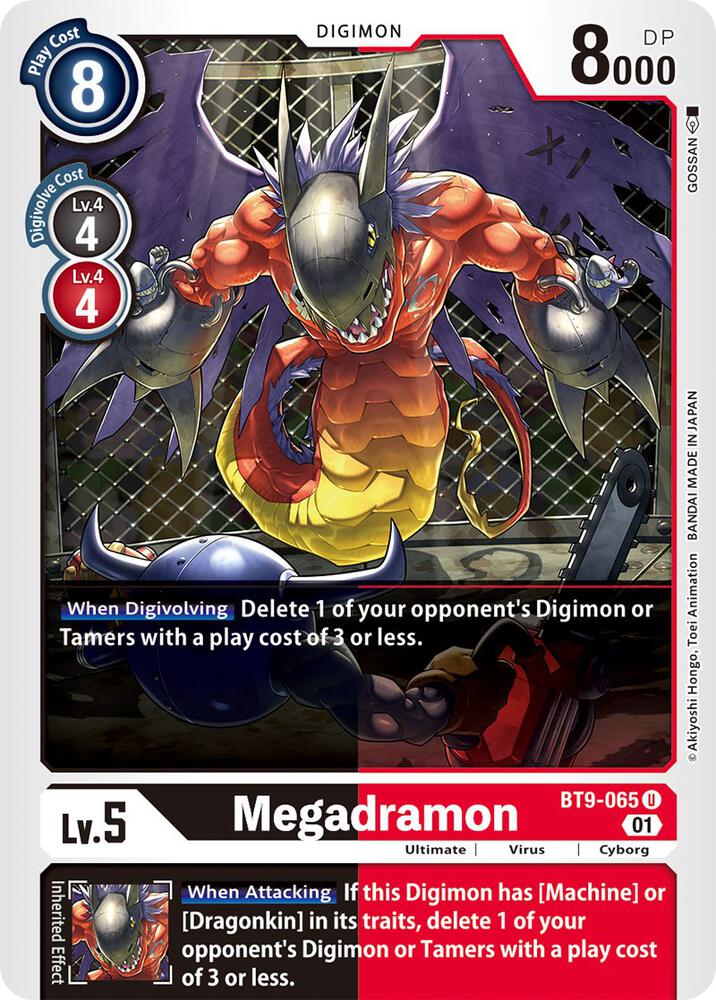 Megadramon - X Record - Uncommon - BT9-065 U