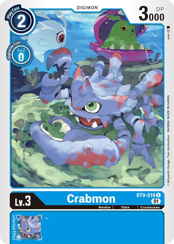 Crabmon - X Record - Common - BT9-019 C