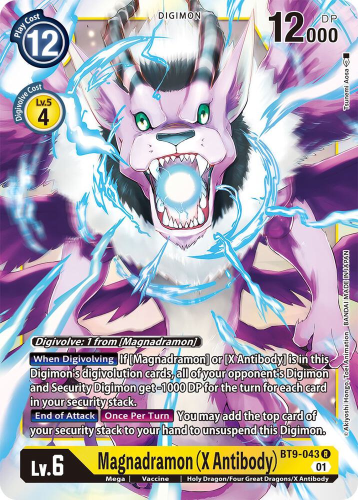 Magnadramon (X Antibody) - X Record - Rare - BT9-043 R