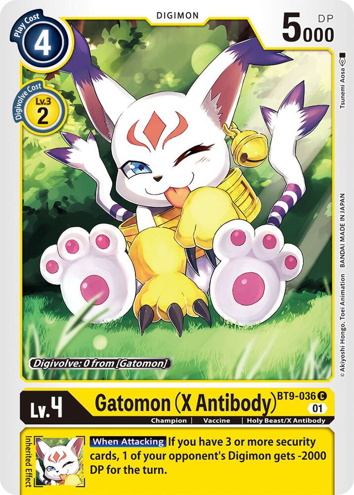 Gatomon (X Antibody) - X Record - Common - BT9-036 C