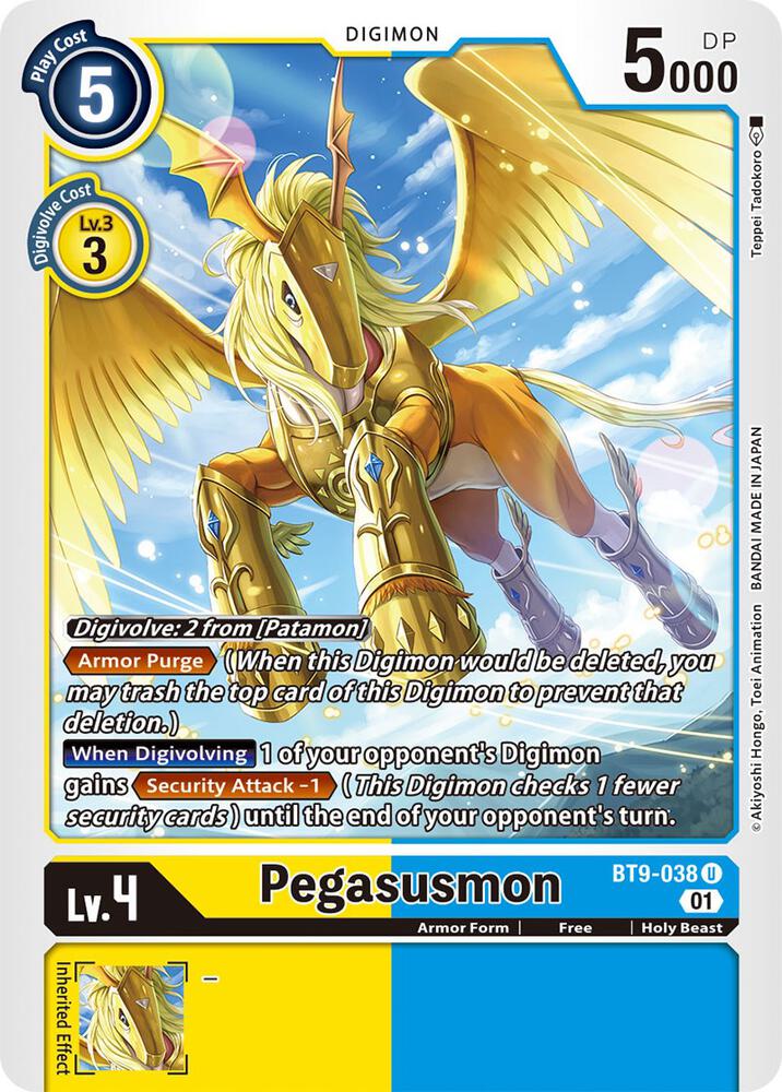 Pegasusmon - X Record - Uncommon - BT9-038 U