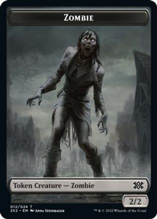Zombie // Vampire Double-sided Token - Double Masters 2022 - T -