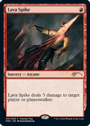 Lava Spike - Pro Tour Promos - P - 1