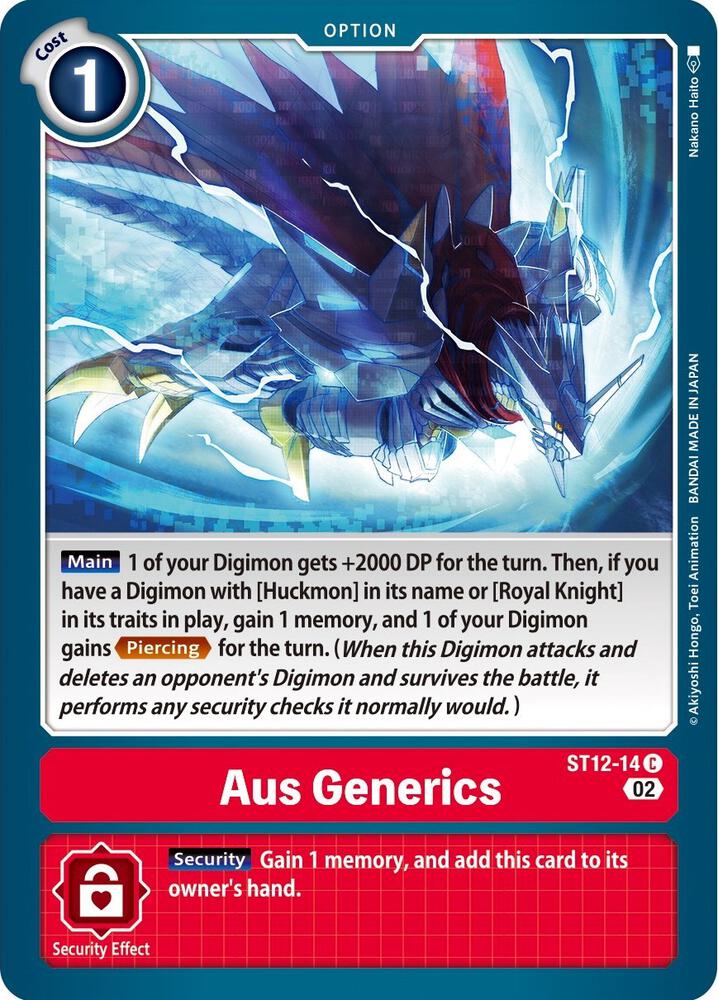 Aus Generics - Starter Deck 12: Jesmon - Common - ST12-14 C