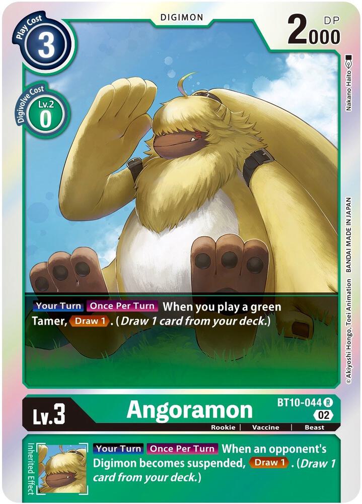 Angoramon - Xros Encounter - Rare - BT10-044 R
