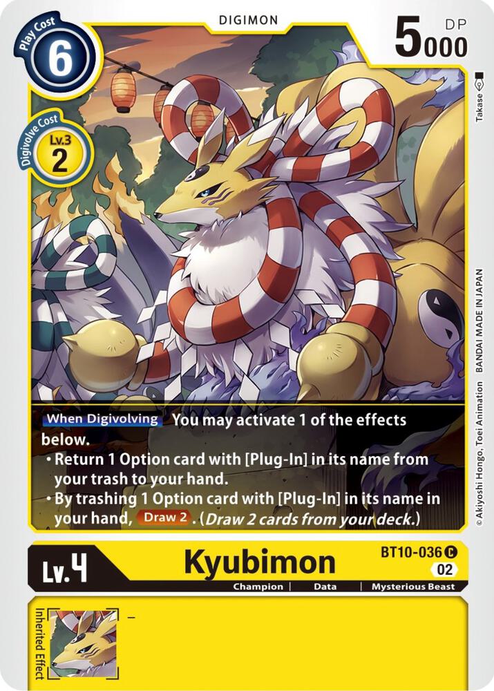 Kyubimon - Xros Encounter - Common - BT10-036 C
