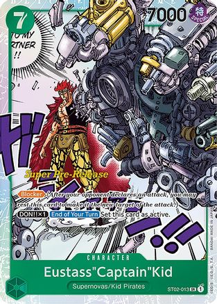Eustass"Captain"Kid (013) - Super Pre-Release Starter Deck 2: Worst Generation - SR - ST02-013