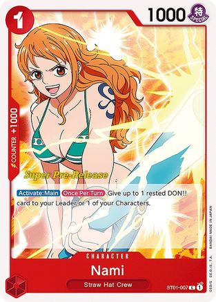Nami - Super Pre-Release Starter Deck 1: Straw Hat Crew - C - ST01-007