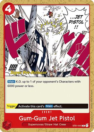 Gum-Gum Jet Pistol - Super Pre-Release Starter Deck 1: Straw Hat Crew - C - ST01-015