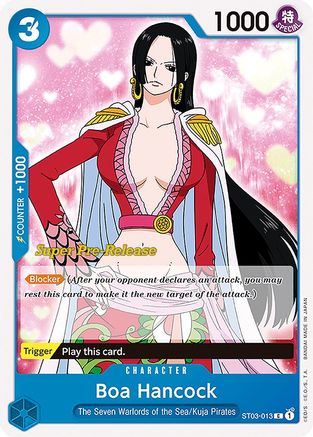 Boa Hancock - Super Pre-Release Starter Deck 3: The Seven Warlords of the Sea - C - ST03-013