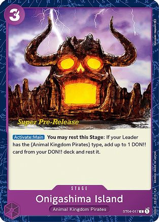 Onigashima Island - Super Pre-Release Starter Deck 4: Animal Kingdom Pirates - C - ST04-017