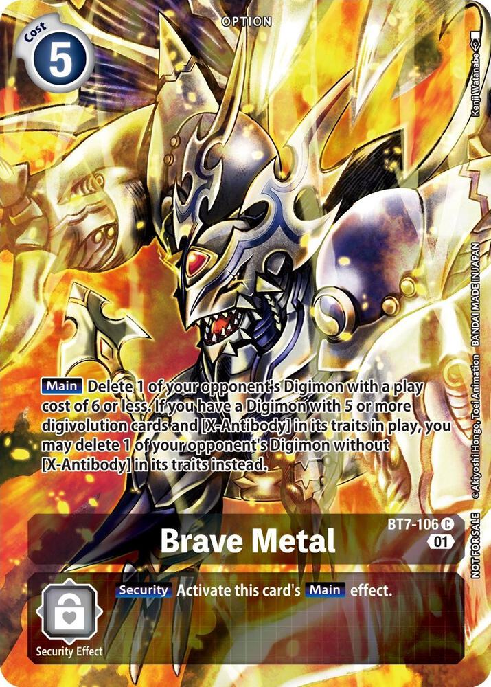 Brave Metal (Premium Deck Set) - Next Adventure - Common - BT7-106 C