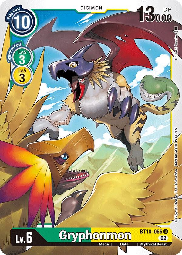 Gryphonmon - Xros Encounter - Uncommon - BT10-055 U