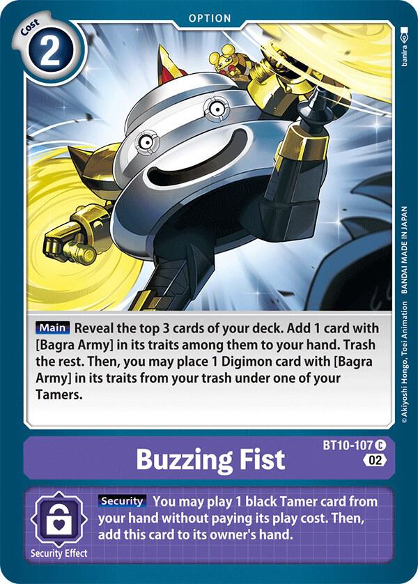 Buzzing Fist - Xros Encounter - Common - BT10-107 C
