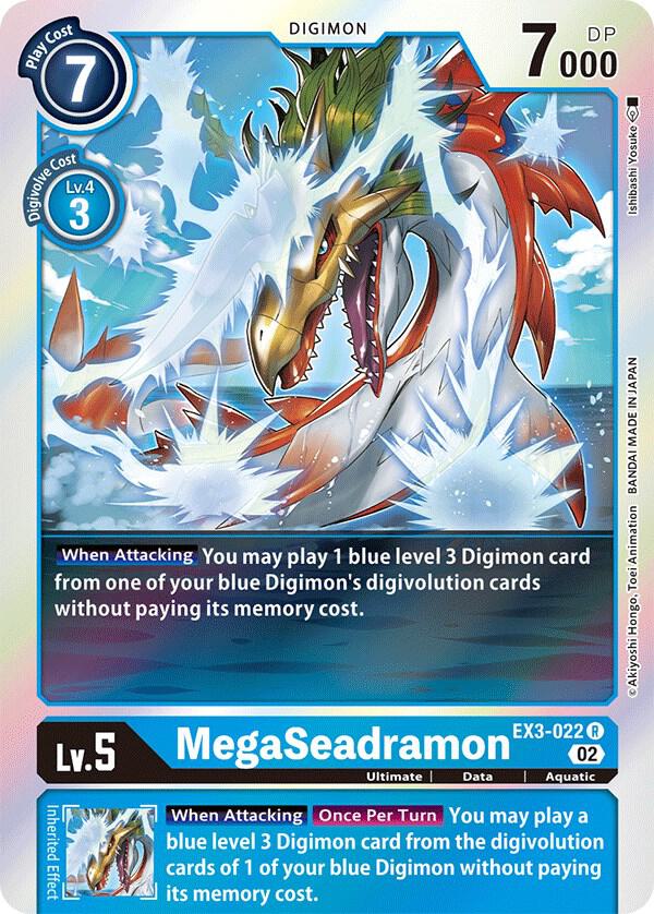 MegaSeadramon - Draconic Roar - Rare - EX3-022 R