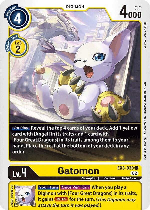 Gatomon - Draconic Roar - Common - EX3-030 C