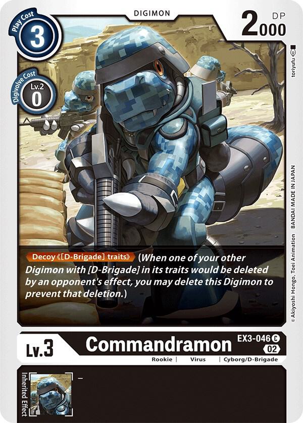 Commandramon - Draconic Roar - Common - EX3-046 C