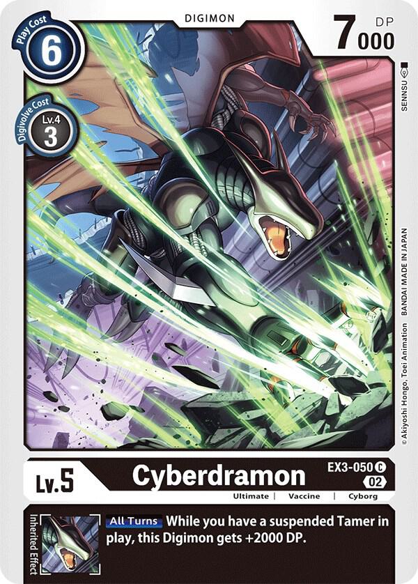 Cyberdramon - Draconic Roar - Common - EX3-050 C