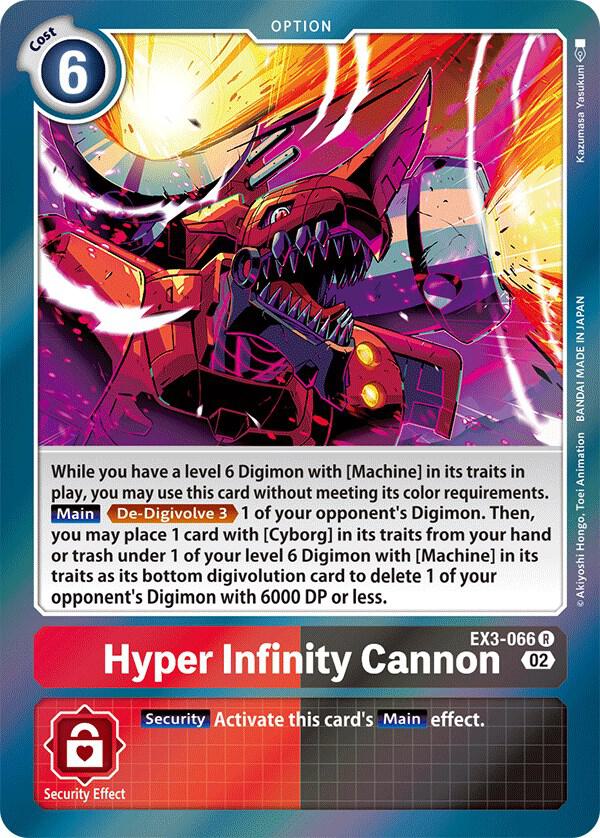 Hyper Infinity Cannon - Draconic Roar - Rare - EX3-066 R