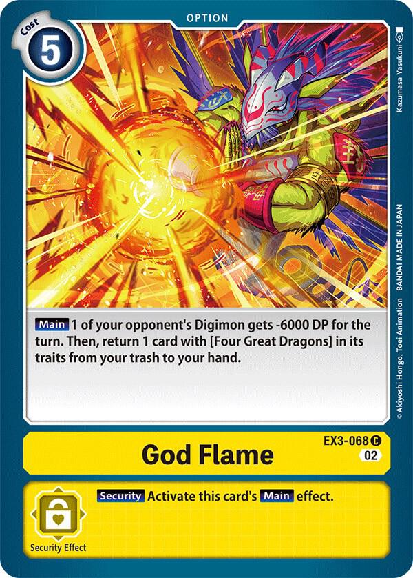 God Flame - Draconic Roar - Common - EX3-068 C