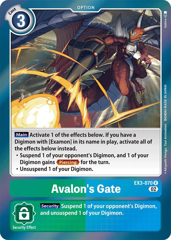 Avalon's Gate - Draconic Roar - Rare - EX3-070 R