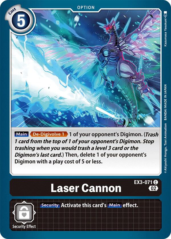 Laser Cannon - Draconic Roar - Common - EX3-071 C