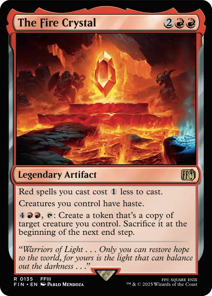 The Fire Crystal - FINAL FANTASY - R - 135