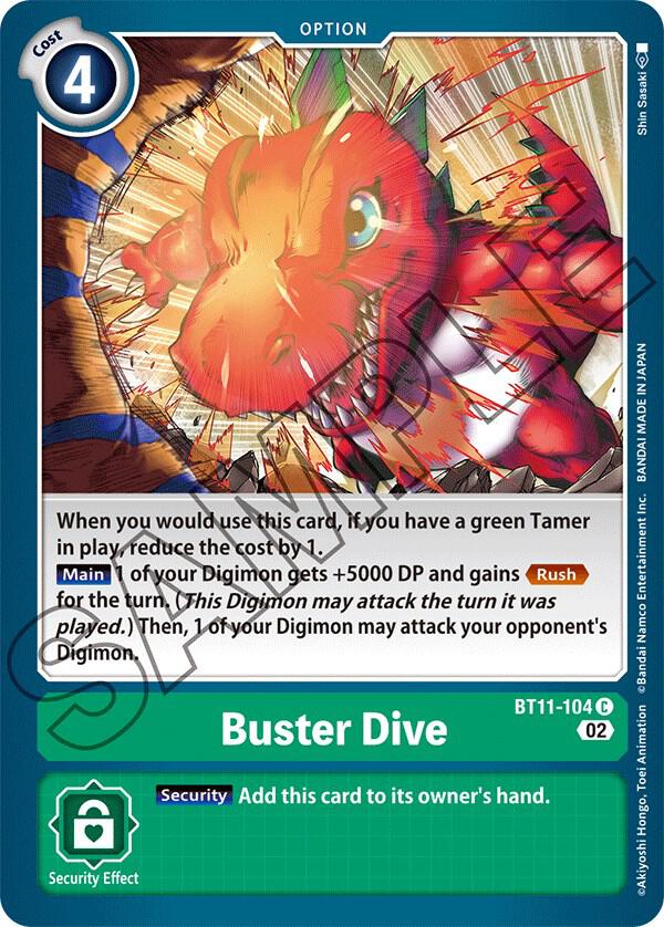 Buster Dive - Dimensional Phase - Common - BT11-104 C