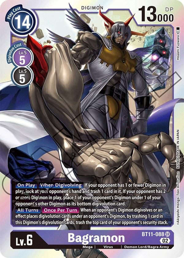 Bagramon - Dimensional Phase - Super Rare - BT11-088 SR