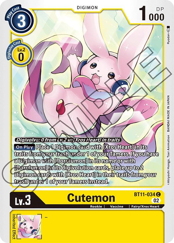 Cutemon - Dimensional Phase - Common - BT11-034 C