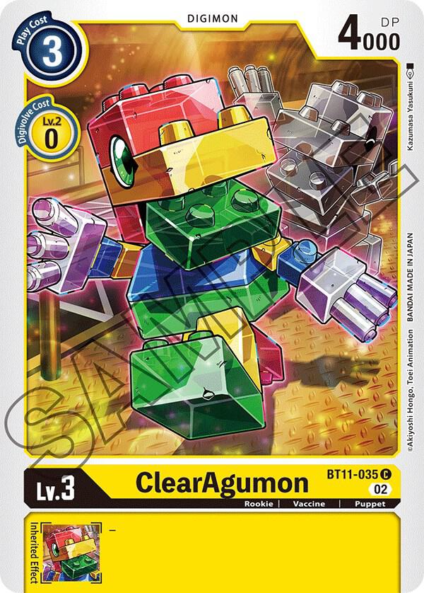 ClearAgumon - Dimensional Phase - Common - BT11-035 C