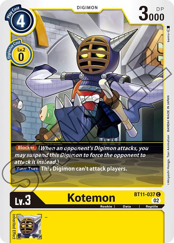Kotemon - Dimensional Phase - Common - BT11-037 C