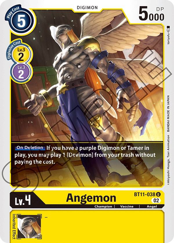 Angemon - Dimensional Phase - Uncommon - BT11-038 U