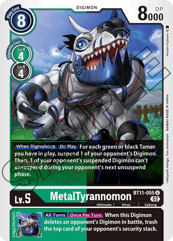 MetalTyrannomon - Dimensional Phase - Uncommon - BT11-055 U