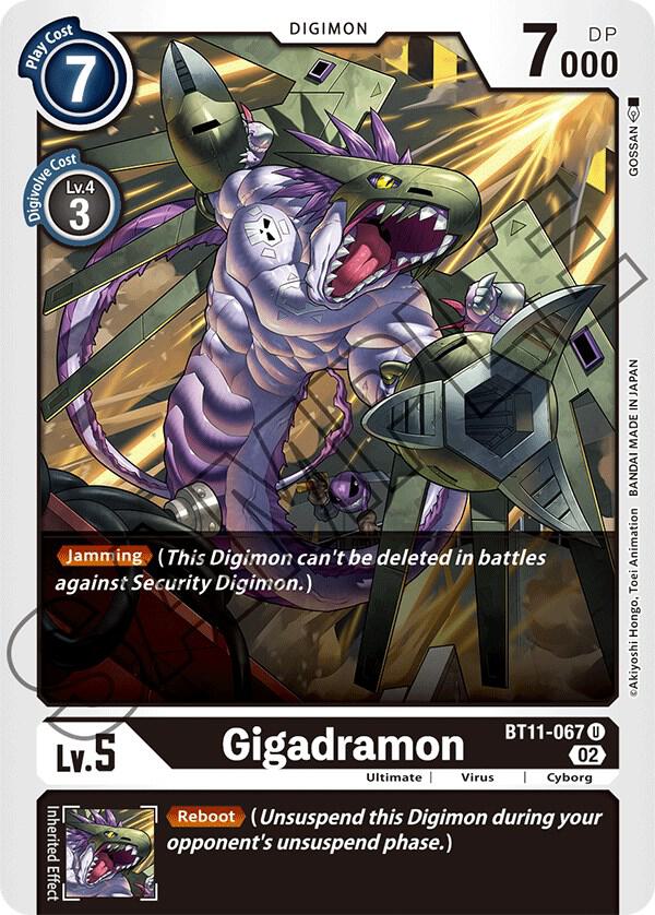 Gigadramon - Dimensional Phase - Uncommon - BT11-067 U
