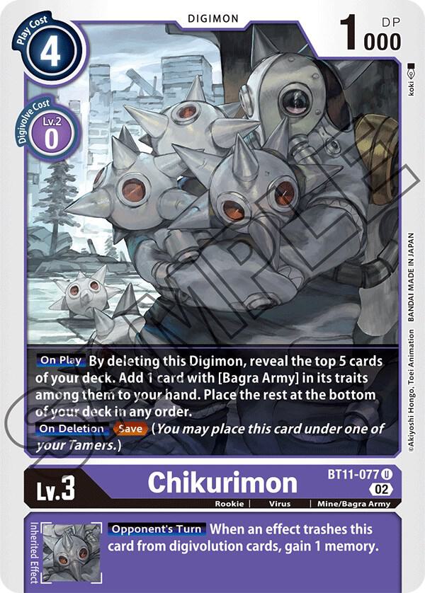 Chikurimon - Dimensional Phase - Uncommon - BT11-077 U