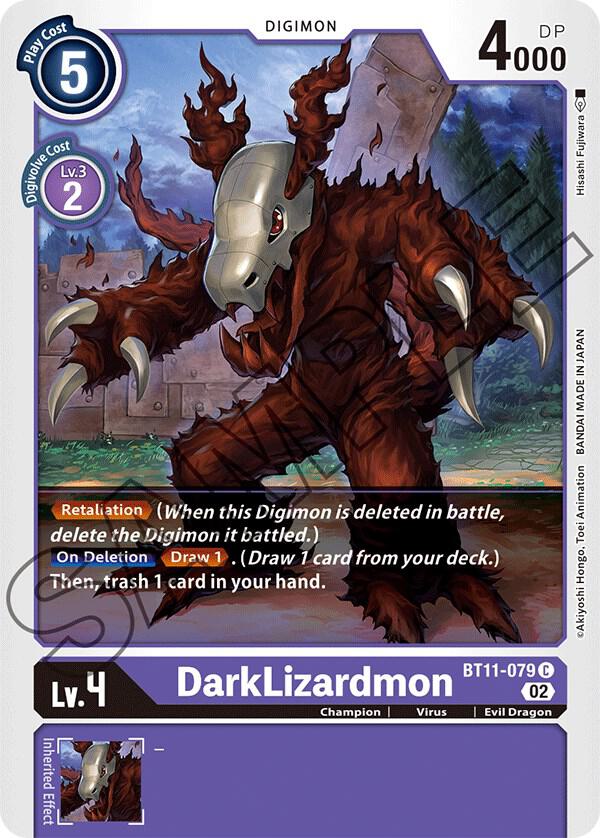 DarkLizardmon - Dimensional Phase - Common - BT11-079 C