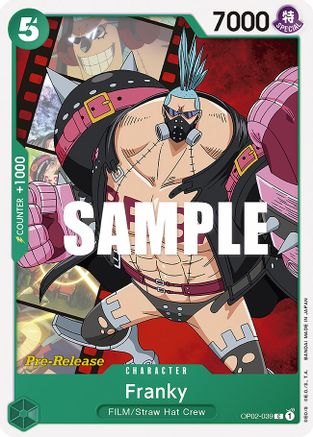 Franky - Paramount War Pre-Release Cards - C - OP02-039