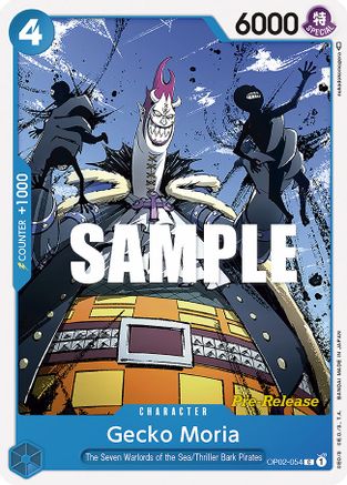 Gecko Moria - Paramount War Pre-Release Cards - C - OP02-054